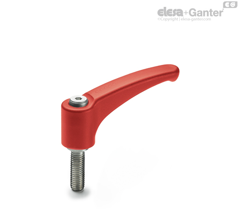 ERZ-SST-p Adjustable handles Stainless steel clamping element